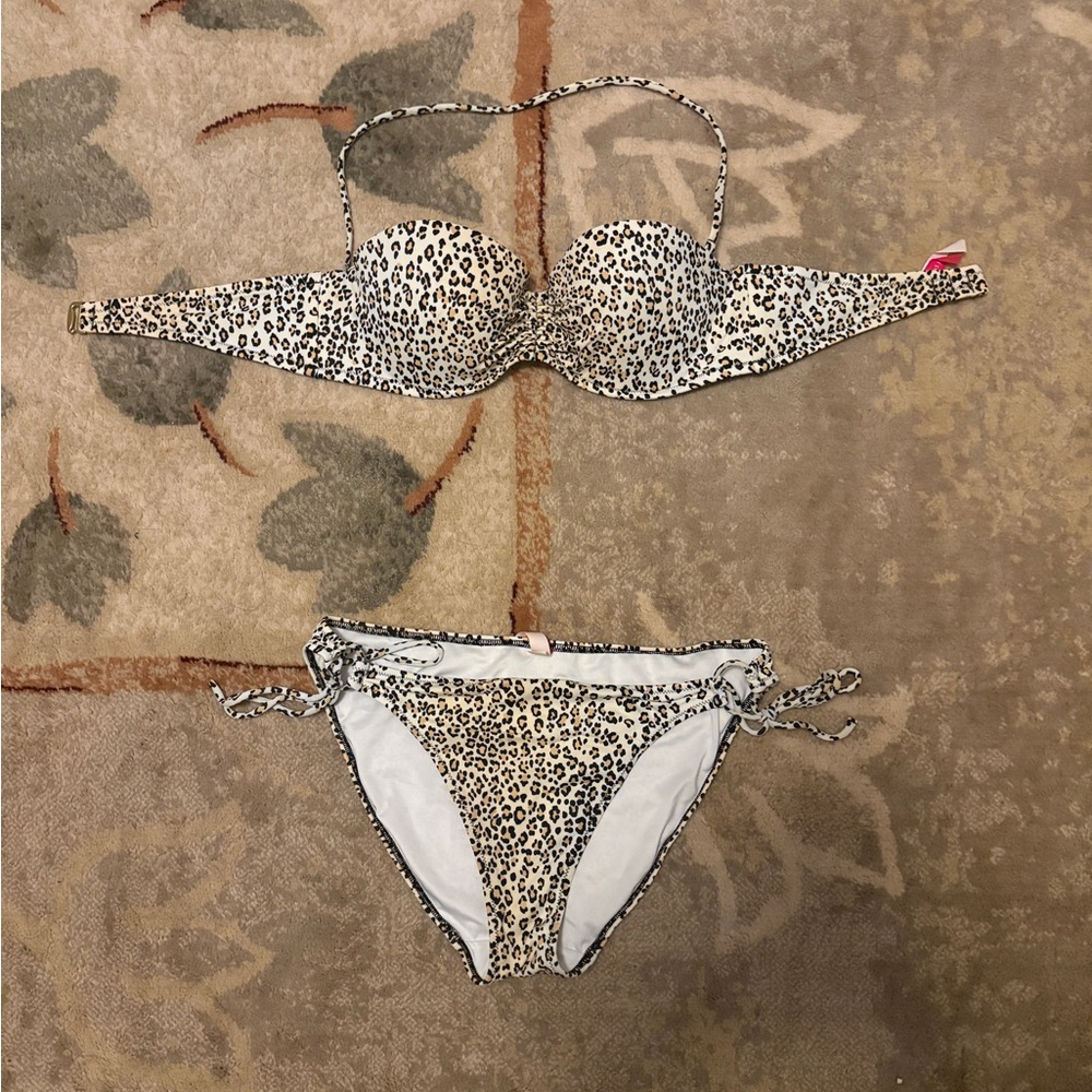 Victoria's Secret Leopard/Cheetah Print Bikini Set